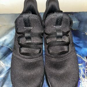 Women Adidas Black Knit Slip-On Sneakers